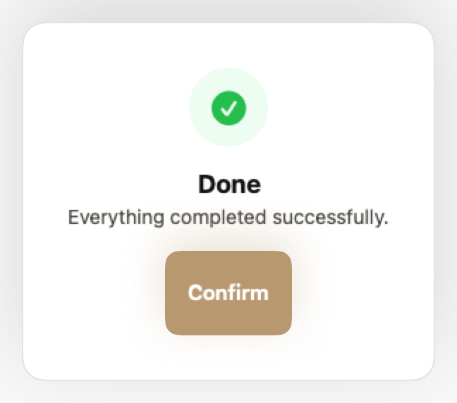 alert-success screenshot