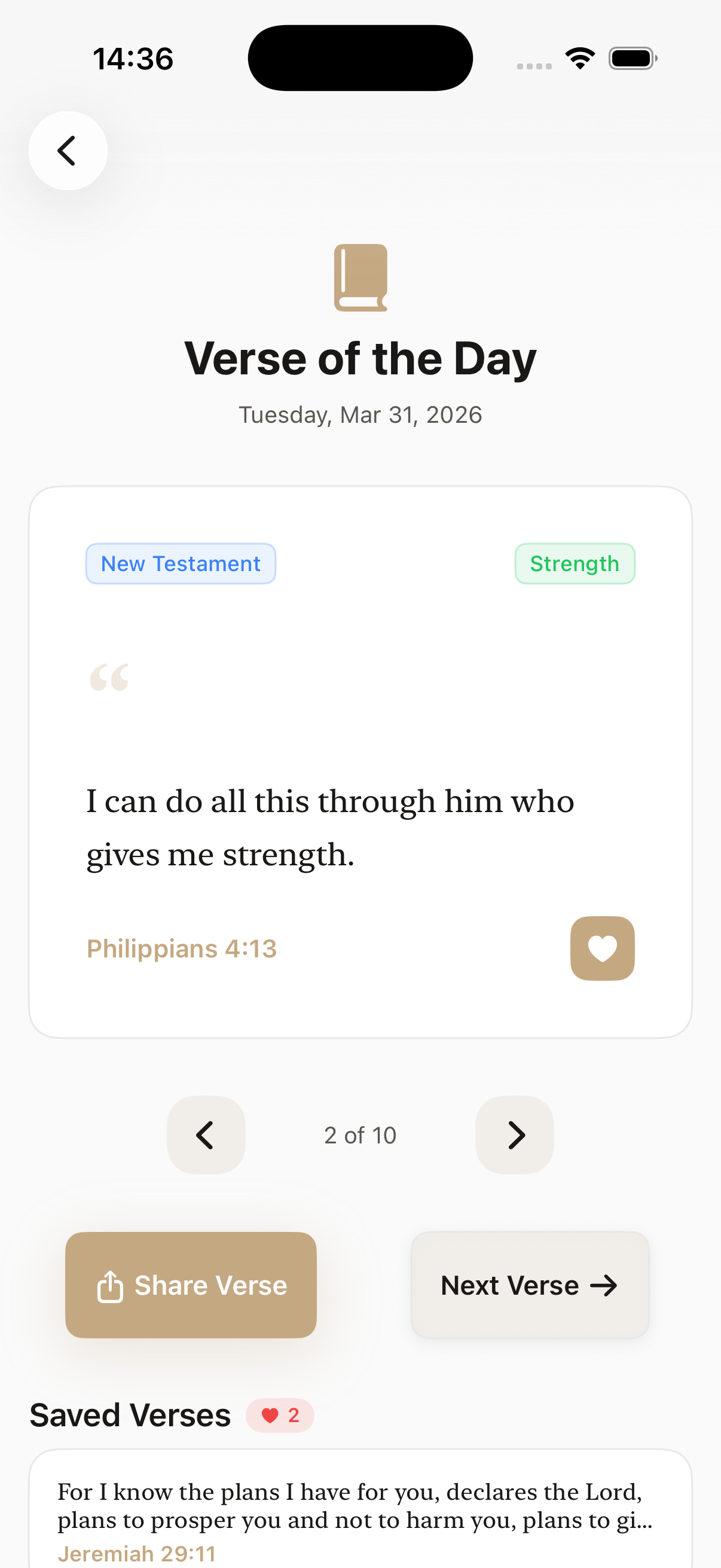 Bible Verses app showcase